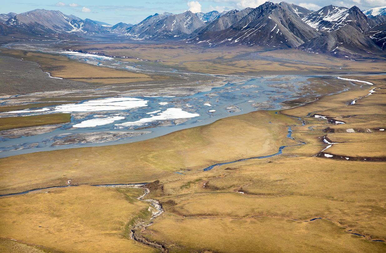 Arctic National Wildlife Refuge coastal plain by Hillebrand/USFWS