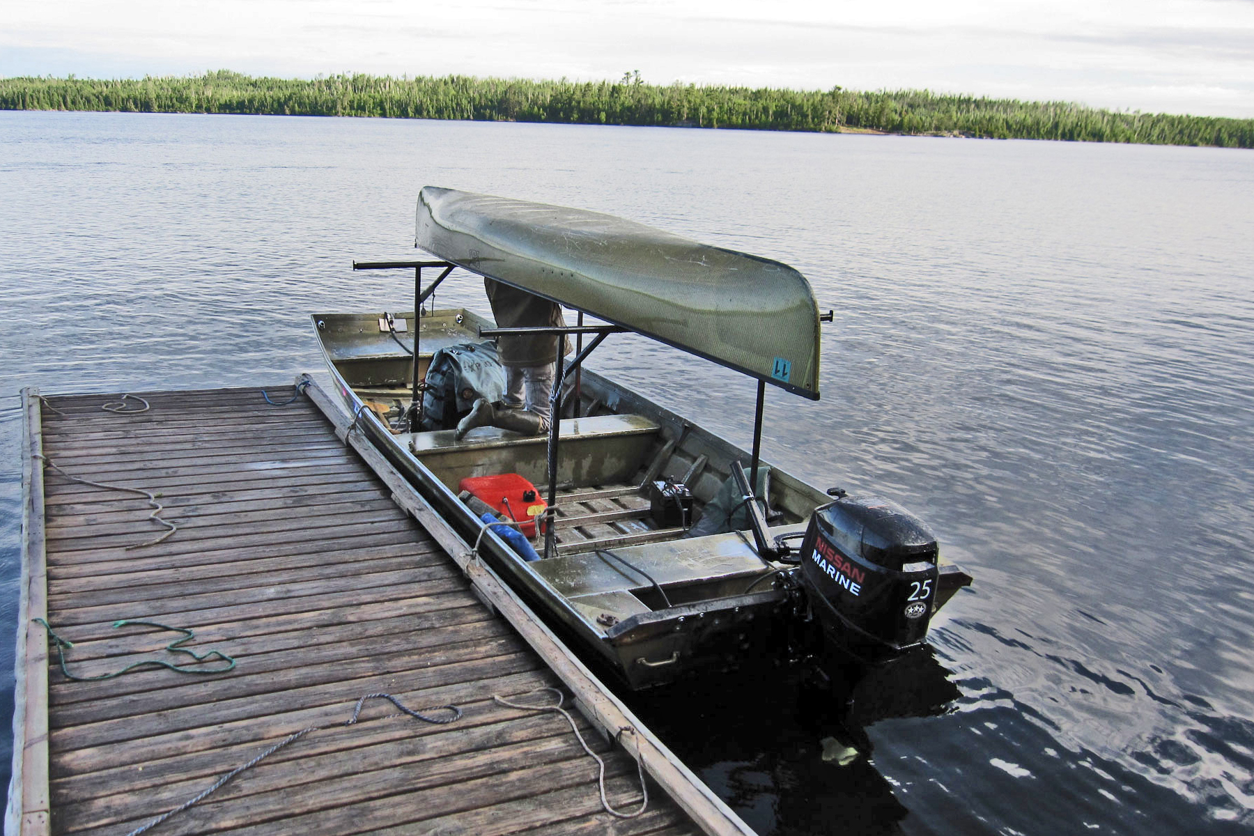 Towboat in the Boundary Waters by David Grant via Flickr