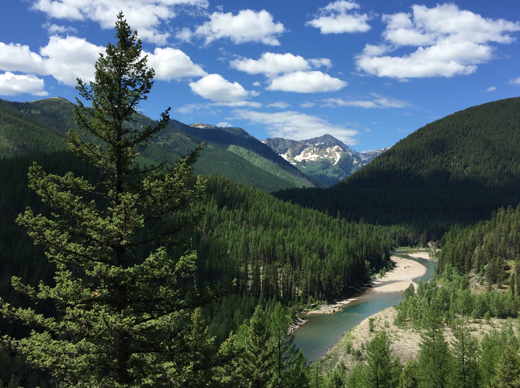 Mount Baptist over the Middle Fork by USFS