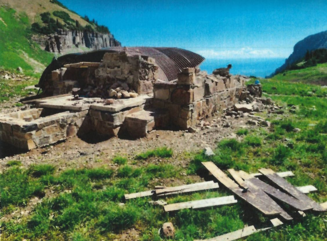 Hut in the Mount Timpanogos Wilderness, Utah