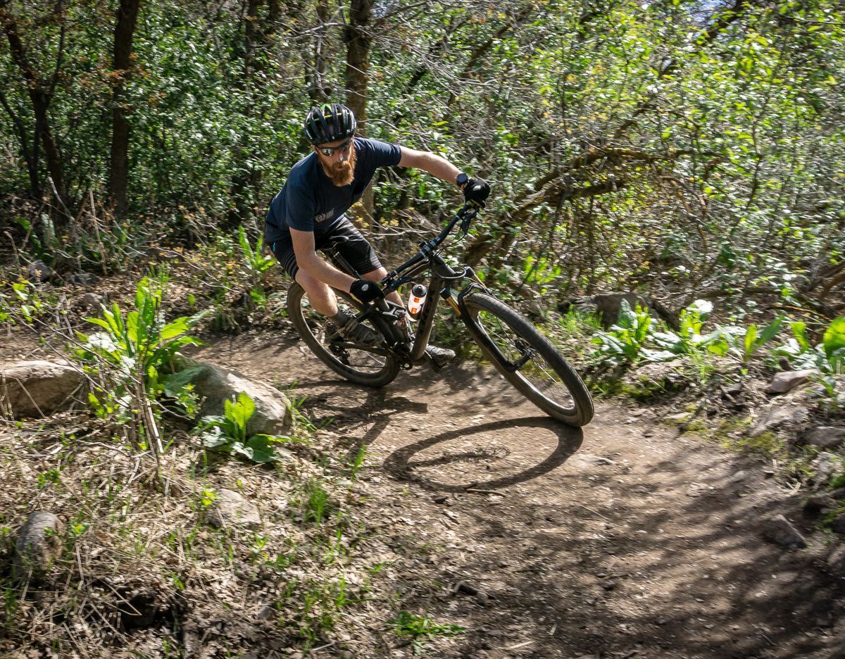 Mountain biker by Eric Greenwood, USFS